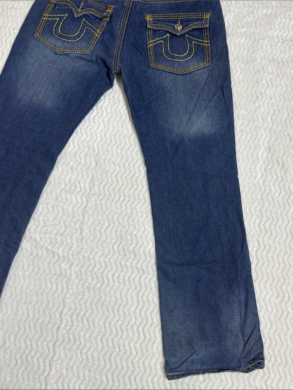 Vintage True Religion Bobby Super T Jeans Mens Size 36 Thick Stitch MADE IN USA
